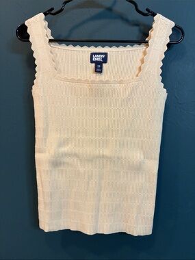 Women's NWOT Ribbed Square Neck Tank Sweater - Set Top